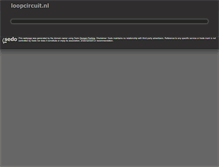 Tablet Screenshot of loopcircuit.nl